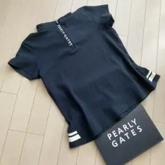 PEARLY GATES レディースシャツ サイズ0 ネイビー