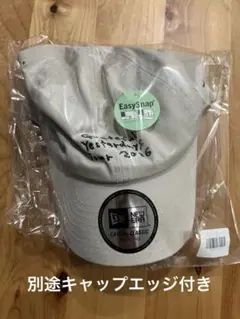 back number NEW ERA®ベージュ　【新品】　キャップエッジ付きのサムネイル