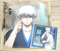 銀魂　クリア色紙　坂田銀時　吉原大炎上篇　ホログラムステッカー　特典