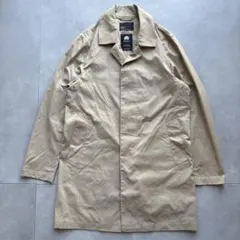 EDIFICE 小松マテーレ ステンカラーコート ベージュ 春服 日本製 美品