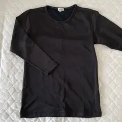 黒 Tシャツ 長袖 インナー 無地