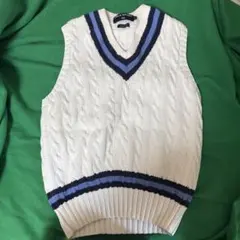 POLO SPORT ハンドニット Vネックセーター L