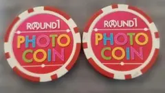 ROUND1 PHOTO COIN フォトコイン 2枚セット プリクラ