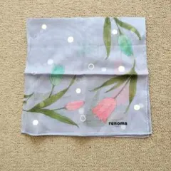 renoma PARIS ハンカチ チューリップ柄のサムネイル