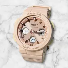 【美品】CASIO BABY-G カシオ ベビージー 電波ソーラー ピンク