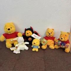 プーさん ぬいぐるみ まとめ売り ディズニーストア ディズニーランドのサムネイル