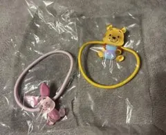 ディズニーキャラクターtwinkleゴム　　プーさん　ピグレットセット