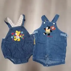 【希少♪】オールドミキハウス ダルマオール 2枚セット 80cm レトロ