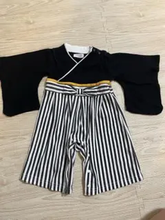 【美品】ベビー袴ロンパース 70〜80