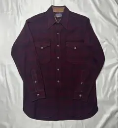 40s pendleton ウールシャツ ボードシャツ オンブレ ヴィンテージ