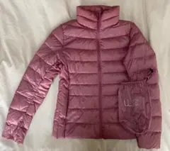 ウルトラライトダウン ピンクジャケット