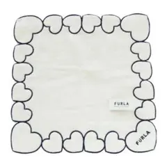 FURLA / ハート柄タオルハンカチ