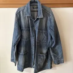 デニムブルー カバーオール　OSHKOSH サイズL オシュコッシュクラシック