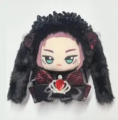 ぬい服 10～12cm ちびぐるみ うさぎ 赤 黒 地雷 着ぐるみ