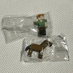 Minecraft マイクラ スティーブ ウマ セット ならぶんです