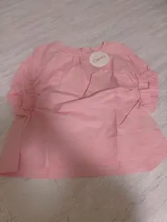 新品未使用タグ付き Chesty ギャザー袖 ピンクブラウス