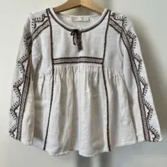 ZARA GIRLS 刺繍ブラウス 116