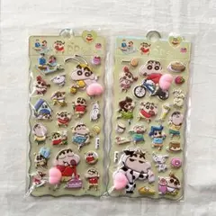 新作　立体 お尻 ぷにぷにシール 2枚セット おしりシール　しんちゃん