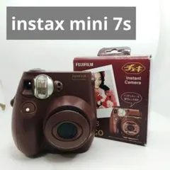 FUJIFILM instax mini 7s choco ブラウン チェキ