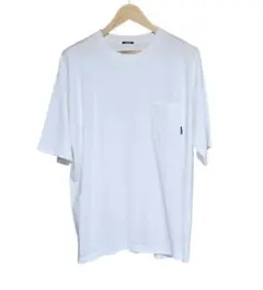 DENHAM XL デンハム ポケットTシャツ 白 ハサミ刺繍　半袖　日本製のサムネイル
