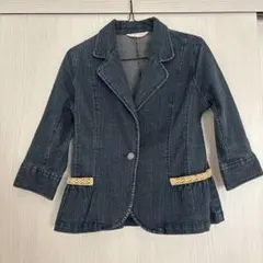 デニム テーラードジャケット