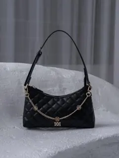 darich キルティングチェーンハンドミニバッグ