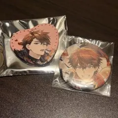 北見遊征 缶バッジ　2点セット