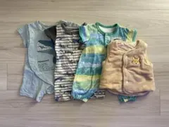 【60cm】F.O.インターナショナル ロンパース 3枚セット 男の子