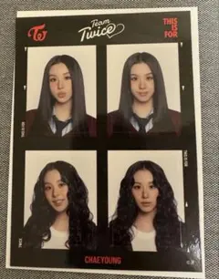 TWICE 証明照相貼紙 CHAEYOUNG 彩瑛