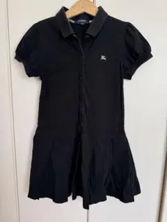 BURBERRY ブラック ポロワンピース 120A