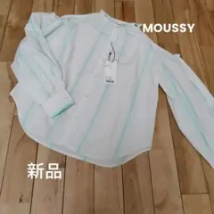 （新品）MOUSSY オフショルダー長袖シャツ 　訳あり