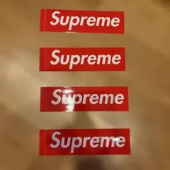 supreme ステッカー4枚