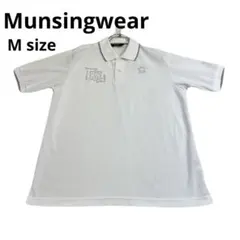 美品　Munsingwear ポロシャツ ホワイト Mサイズ　春夏ゴルフのサムネイル