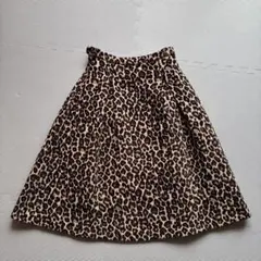 a n a t e l i e r レオパード柄スカート