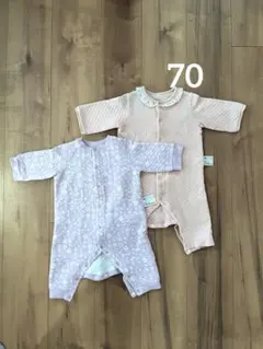 UNIQLO キルトロンパース 70cm