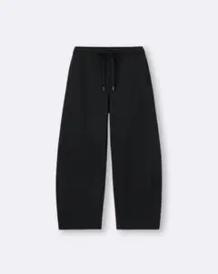 GU ヘビーウェイトスウェットバレルレッグパンツ