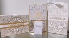 4点セット【Dior】クリスマス限定ショッパー＆ギフトボックス&ミスディオール