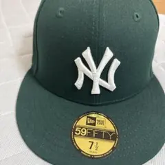 New Era 59FIFTY ダークグリーン キャップ 7 1/2値下げ可