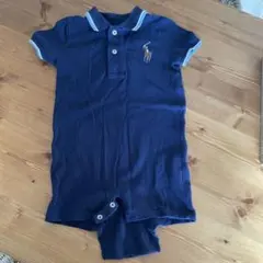 Ralph Lauren ネイビー ポロロンパース 12M 80
