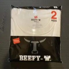 Hanes BEEFY-T ビーフィー Tシャツ 白 M 2枚セット