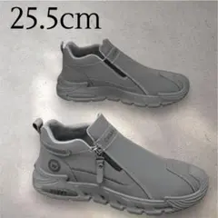 男性用　スニーカー✨️CHANANGBING グレー スリッポン　25.5cm