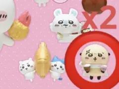 ちいかわ食べ物いっぱいマスコット3 ちいかわ ラッコ 2点のサムネイル