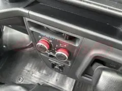 001ハイゼットカーゴS321Vアルミエアコンダイヤルレッド赤純正交換式のサムネイル