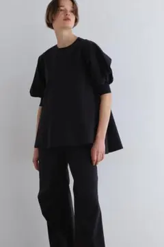 LE PHIL ワイドリブジャージトップ Black - メルカリ