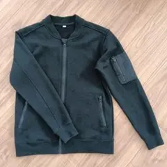 MA-1スウェットブルゾン　140　ブラック