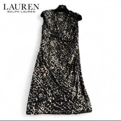 美品✨ ラルフローレン ワンピース ドレス レオパード風 4 S