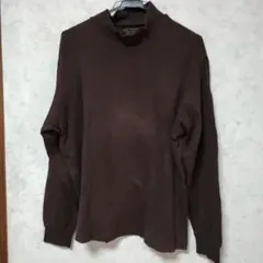 メンズ　ユニクロ　ブラウン 長袖カットソー　　XL　　２枚セット