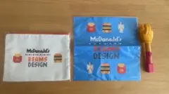 マクドナルド ポーチとクリーナークロスとおもちゃ3点セット