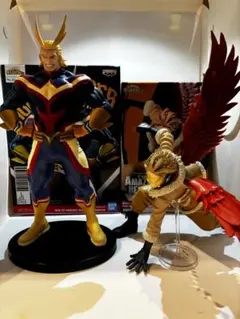 【箱あり】ヒロアカ フィギュア 2体セット オールマイト ホークス