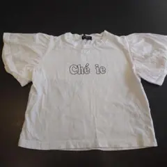 半袖URBAN CHERRY フリルスリーブ Tシャツ 120のサムネイル